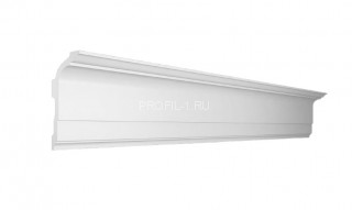 Потолочный плинтус Glanzepol GP-126 белый полистирол 155х69 мм 2 м