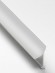 Уголок для плитки внутренний универсальный алюминий 10 мм PV30-02 серебро матовое 2,7 м