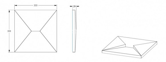 Декоративная стеновая панель 3D Orac Decor W106 белая полиуретан 333х333 мм