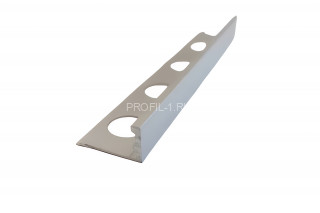 Алюминиевый L-профиль 10 мм Евротрим L-10.01 серебро 2.7 м