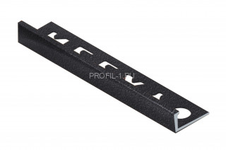 L-профиль алюминиевый 8 мм NEEXY PV01-42 SBL муар черный 2.7 м