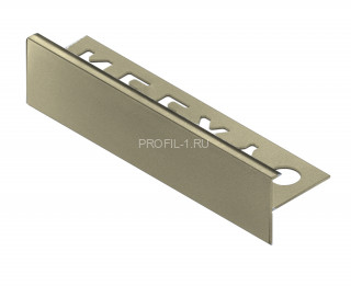 F-профиль алюминиевый 10 мм NEEXY PV53-16 MT титан матовый 2.7 м