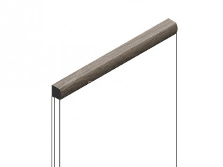 Декоративная рейка HiWood D15V2 BR490 из фитополимера под дерево 15мм х 15мм х 2.7м Декоративная рейка HiWood D15V2 BR490 из фитополимера под дерево 15мм х 15мм х 2.7м