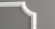 Декоративный уголок для молдингов Decor-Dizayn C1-DD35 полиуретан белый, под покраску 115х115х12 мм