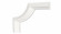 Декоративный уголок для молдингов Decor-Dizayn C1-DD35 полиуретан белый, под покраску 115х115х12 мм