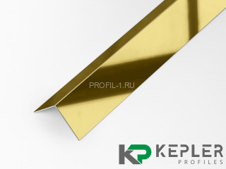 Декоративный уголок 40х40 мм из нержавеющей стали SS 304 FSAP002-40-GP S.S.304 золото полированное 3 м