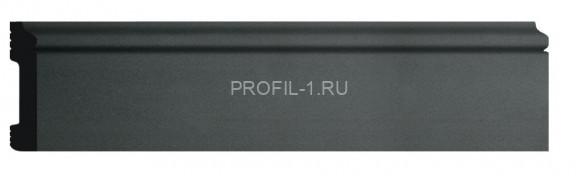 Плинтус напольный DECOMASTER D005-112ДМ (79x13x2400) с кабель-каналом Графит