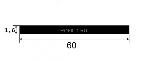 Алюминиевая полоса 60х1,6 сырая 3 м Алюминиевая полоса 60х1,6 сырая 3 м