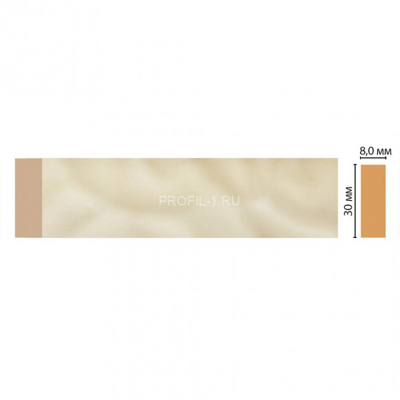 Молдинг DECOMASTER D041-61 (30x8x2400) цвет Бежевый глянец Молдинг DECOMASTER D041-61 (30x8x2400) цвет Бежевый глянец