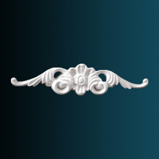 Декоративный орнамент Перфект G2161 белый 57х243х17 мм