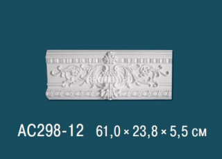 Угловой элемент с орнаментом Перфект AC298-12 610х238 мм