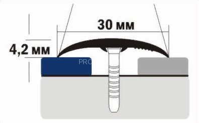 Алюминиевый порог одноуровневый 30 мм В1 Л Дуб рустик 2,7 м (упаковка 10 штук) Алюминиевый порог одноуровневый 30 мм В1 Л Дуб рустик 2,7 м (упаковка 10 штук)
