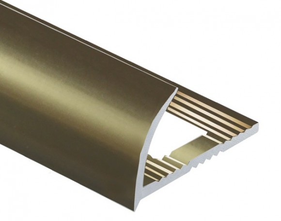 Профиль С-образный алюминий для плитки 12 мм PV09-09 eco шампань блестящая 2,7 м