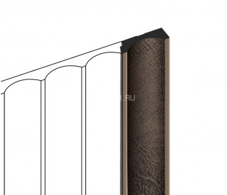 Финишный молдинг HiWood LF139B BR405 под дерево 12х34 мм 2,7 м Финишный молдинг HiWood LF139B BR405 под дерево 12х34 мм 2,7 м