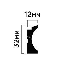 Финишный молдинг HiWood LF139B BR405 под дерево 12х34 мм 2,7 м Финишный молдинг HiWood LF139B BR405 под дерево 12х34 мм 2,7 м
