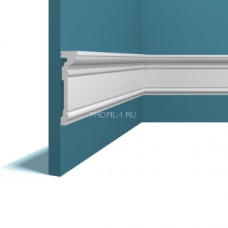 Молдинг Перфект Плюс P98 белый дюрополимер 23х90 мм 200 см