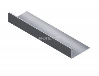 Нержавеющий стальной L-профиль 12.5 мм NEEXY PVS94-21 BL-D антрацит зеркальный 2.7 м