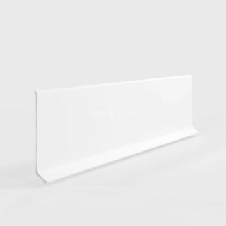 Плинтус алюминиевый напольный Laconistiq Adhesive 60 белый 60х10х2500 мм