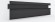 Алюминиевый теневой плинтус ПО-191 черный матовый 2,7 м