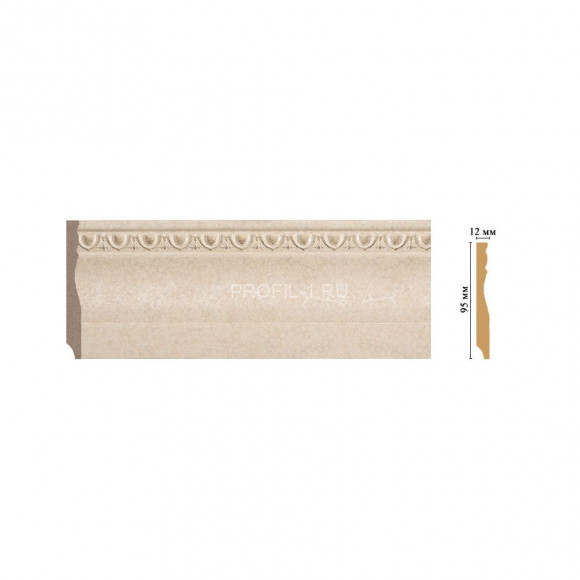 Плинтус напольный DECOMASTER 153-18D (95x12x2400) цвет Бежевый