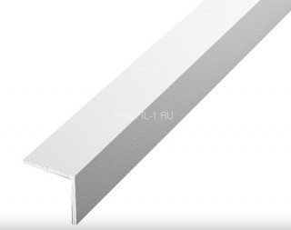 Алюминиевый уголок 30х30 ПБ30х30 белый муар 3 м Алюминиевый уголок 30х30 ПБ30х30 белый муар 3 м