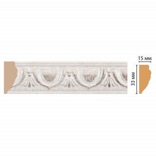 Молдинг DECOMASTER 101D-19D (33x15x2400) цвет Белый с перламутром Молдинг DECOMASTER 101D-19D (33x15x2400) цвет Белый с перламутром