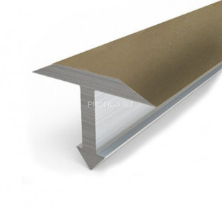 Алюминиевый профиль Т-образный 26 мм Т-26 Бронза РЕ 2,7 м (упаковка 10 штук)