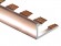 Профиль L-образный гибкий алюминий 12 мм PV06-15 розовый блестящий 2,7 м