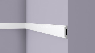 Молдинг NMC Wallstyl WD1 белый полистирол 15х65 мм 2м Молдинг NMC Wallstyl WD1 белый полистирол 15х65 мм 2м