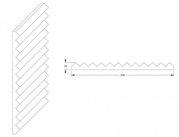 Декоративная стеновая панель 3D Orac Decor W108 белая полиуретан 2000х250 мм