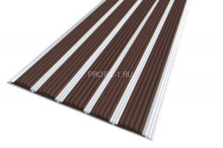 Порог противоскользящий одноуровневый алюминий 162 мм АП-162 темно-коричневый 1,5 м Порог противоскользящий одноуровневый алюминий 162 мм АП-162 темно-коричневый 1,5 м