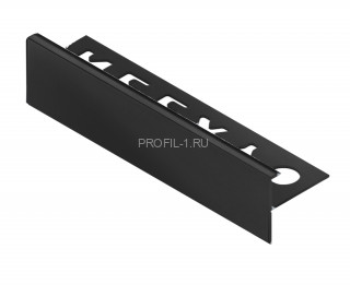 F-профиль алюминиевый 10 мм NEEXY PV53-19 BBL черный блестящий 2.7 м