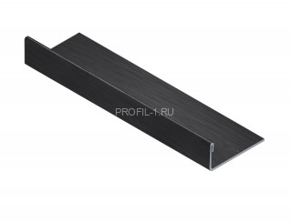 Нержавеющий стальной L-профиль 12.5 мм NEEXY PVS94-22 BBL-L антрацит браш 2.7 м