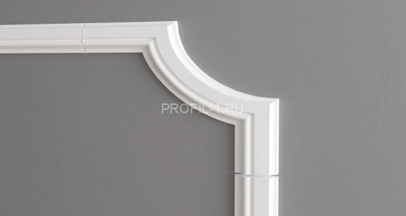 Декоративный уголок для молдингов Decor-Dizayn C1-DD603 полиуретан белый, под покраску 150х150х10 мм