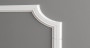 Декоративный уголок для молдингов Decor-Dizayn C1-DD603 полиуретан белый, под покраску 150х150х10 мм