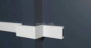 Молдинг Decor-Dizayn DD618 полистирол белый, под покраску 40х15х2000 мм