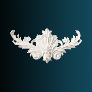 Декоративный орнамент Перфект G2168 белый 135х270х25 мм