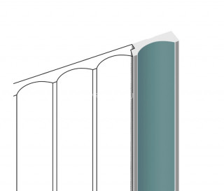 Финишный молдинг HiWood LF139B BU27 зеленый 12х34 мм 2,7 м Финишный молдинг HiWood LF139B BU27 зеленый 12х34 мм 2,7 м
