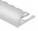 Профиль С-образный гибкий алюминий для плитки 10 мм PV11-02 eco серебро матовое 2,7 м
