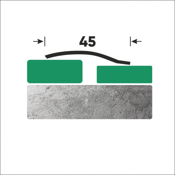 Разноуровневый порог из нержавеющей стали 45 мм FAP 4 GP золото полированное 270 см Разноуровневый порог из нержавеющей стали 45 мм FAP 4 GP золото полированное 270 см