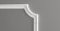 Декоративный уголок для молдингов Decor-Dizayn C1-DD608 полиуретан белый, под покраску 165х165х21 мм
