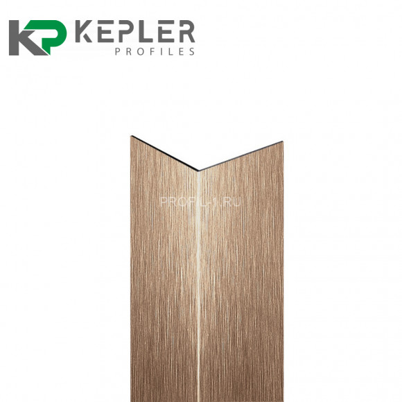 Декоративный уголок 40х40 мм из нержавеющей стали SS 304 FSAP002-40-RS S.S.304 розовое золото сатинированное 3 м