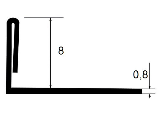 L-профиль из нержавеющей стали 8 мм ПЛ-8 шлифованный 2,7 м L-профиль из нержавеющей стали 8 мм ПЛ-8 шлифованный 2,7 м