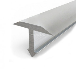 Алюминиевый профиль Т-образный 26 мм Т-26 Серебро НЕ 2,7 м (упаковка 10 штук)