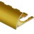 Профиль С-образный гибкий алюминий для плитки 10 мм PV11-04 eco золото матовое 2,7 м