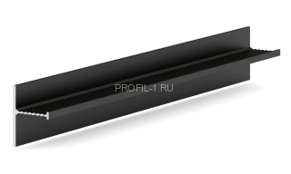 Алюминиевый теневой плинтус Laconistiq Reverse 2.0 черный 3м Алюминиевый теневой плинтус Laconistiq Reverse 2.0 черный 3м