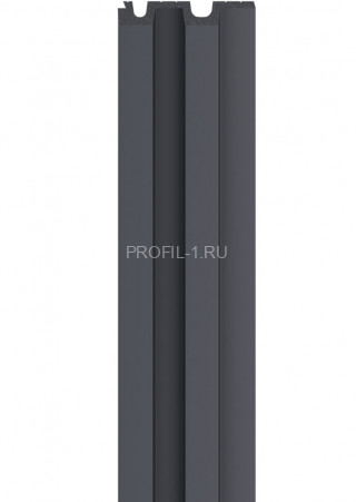 Реечная настенная панель VOX LINERIO L-LINE антрацит 2650х122х21 мм Реечная настенная панель VOX LINERIO L-LINE антрацит 2650х122х21 мм