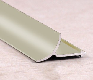 Внутренний профиль для плитки алюминий ПО-В9 бронза светлая глянец  2,7 м