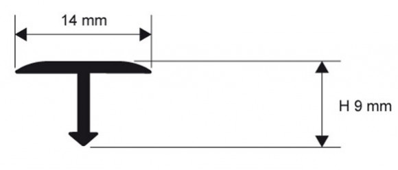 Т-профиль латунь 14 мм Progress Profiles PCROL 149 полированный 2,7 м Т-профиль латунь 14 мм Progress Profiles PCROL 149 полированный 2,7 м