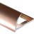 Профиль С-образный алюминий для плитки 12 мм PV09-15 eco розовый блестящий 2,7 м